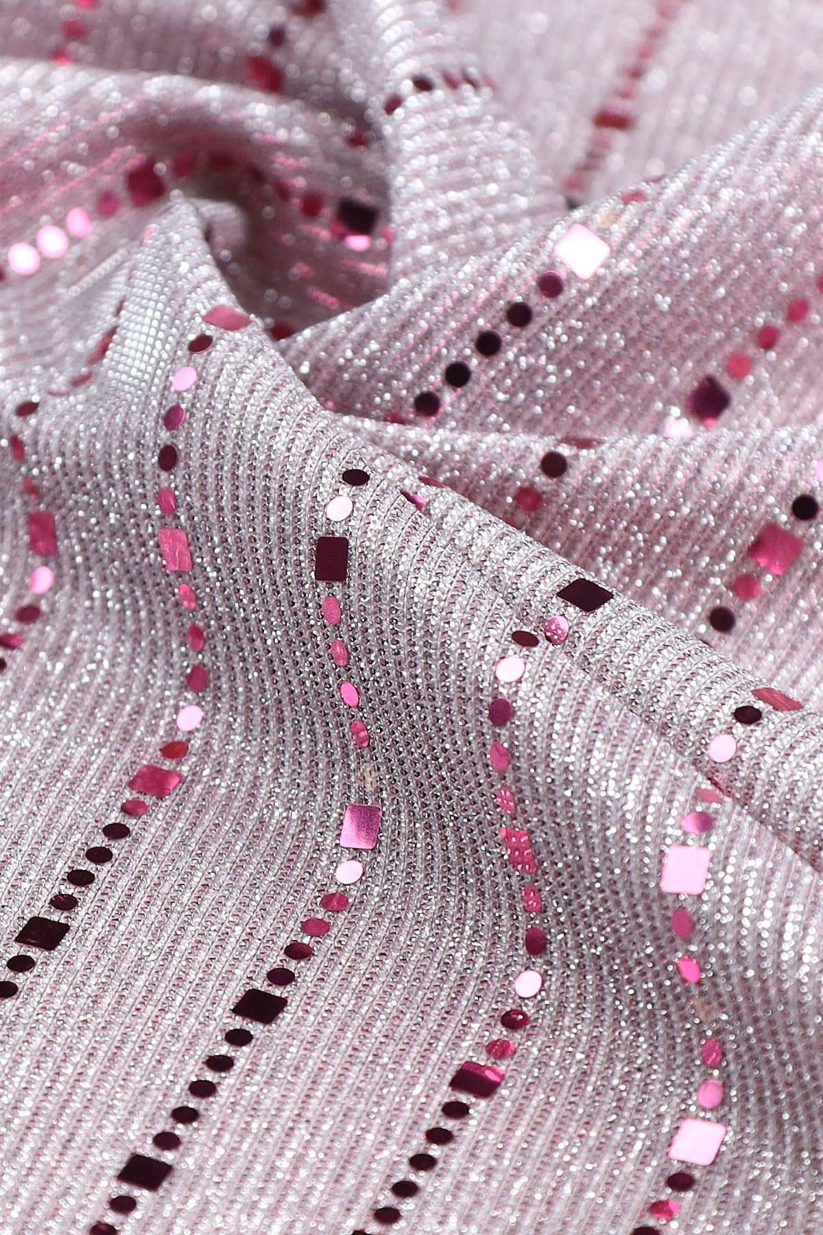 PIRILTI VİKA C#10 PEMBE - Kumaş Deposu