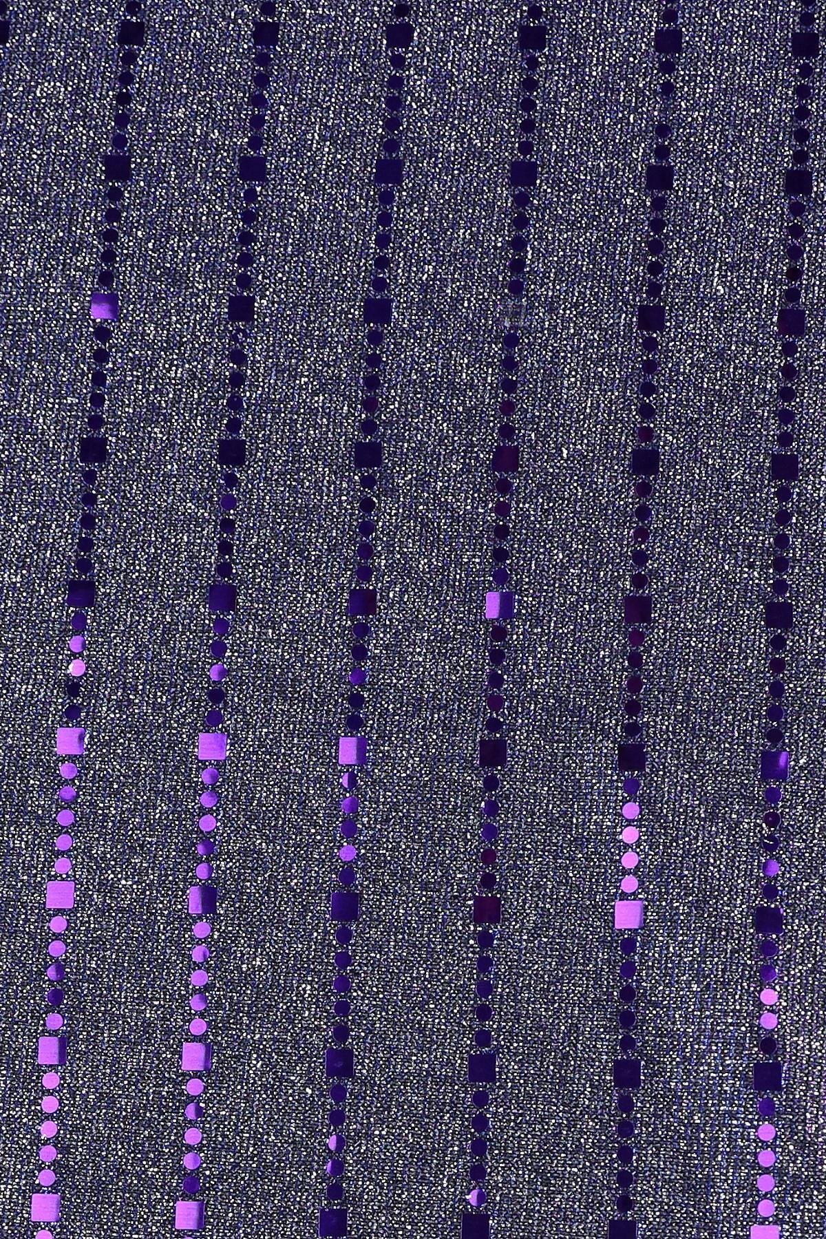 PIRILTI VİKA C#3 MOR - Kumaş Deposu