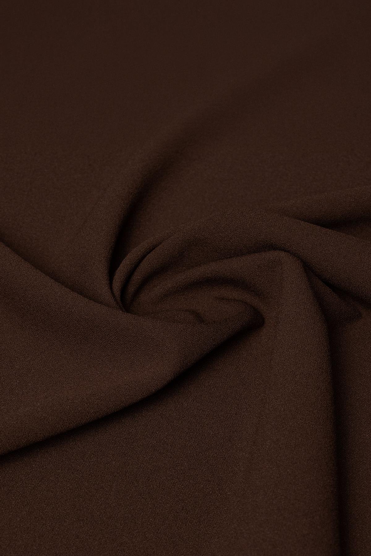 SCUBA CREPE C#15 KAHVERENGİ - Kumaş Deposu