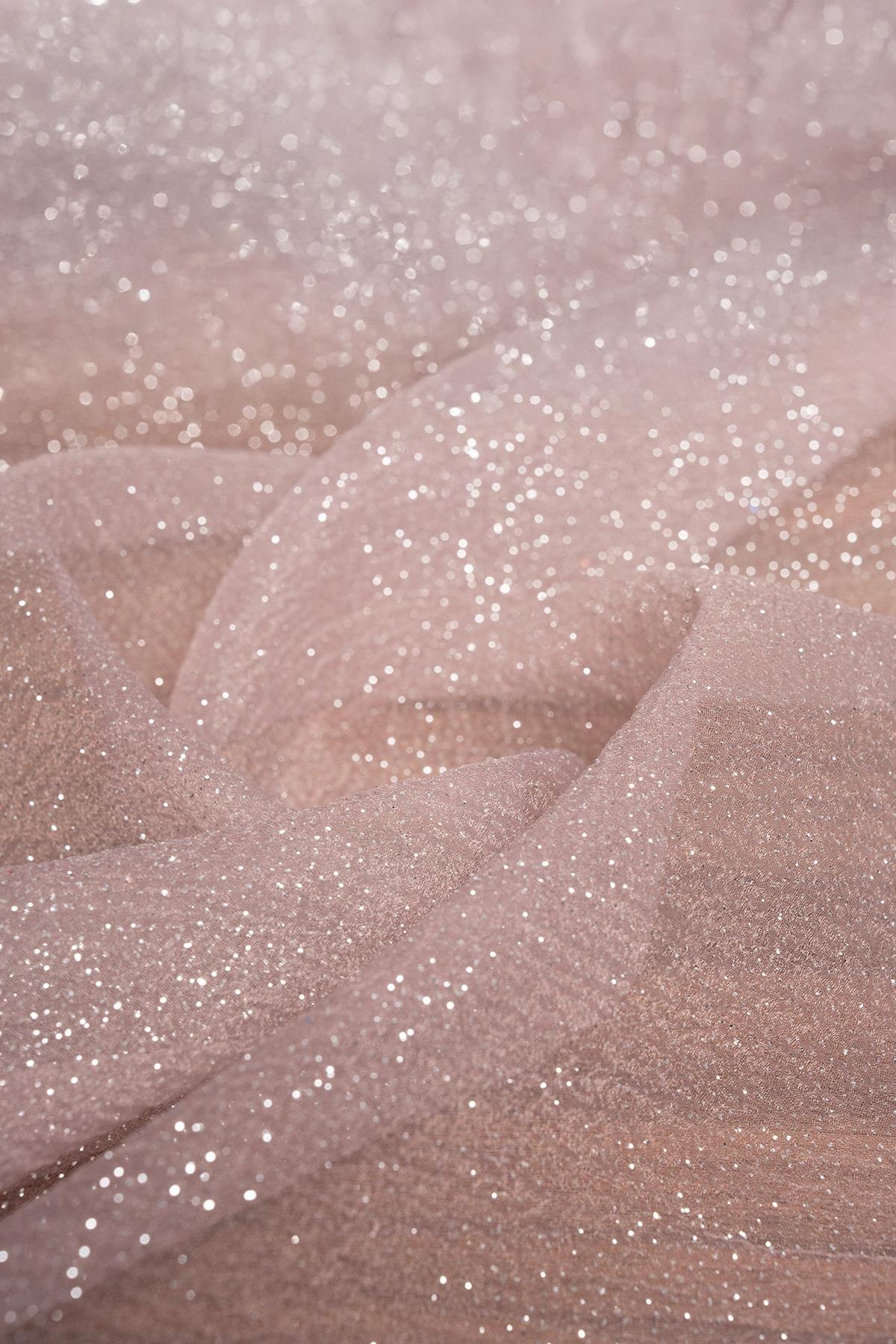 SİMLİ DALYA ORGANZE C#3 K.PUDRA - Kumaş Deposu