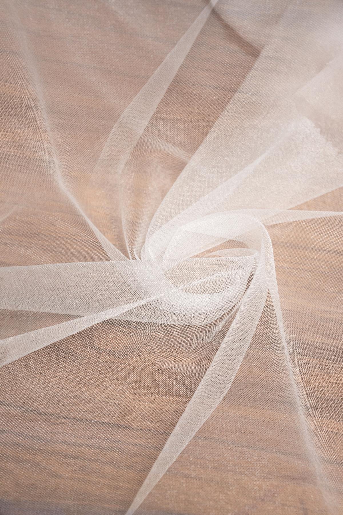 VİKTORYA TÜL C#20 BEYAZ - Kumaş Deposu