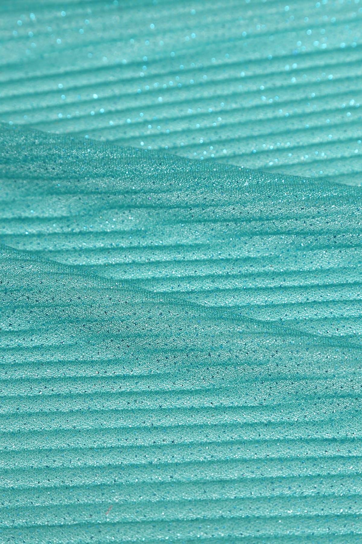 VIOLET DÜZ PLİSELİ C#74 YEŞİL - Kumaş Deposu