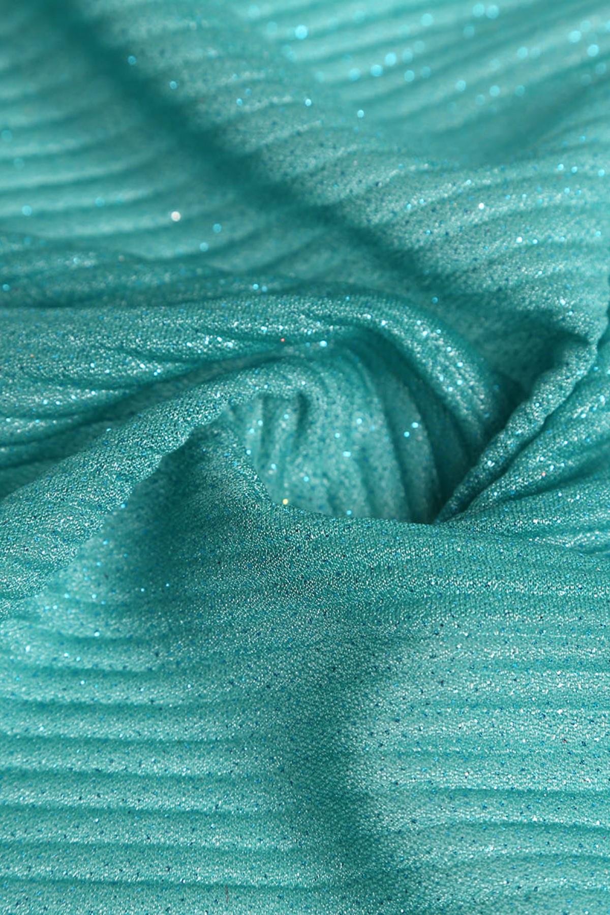 VIOLET DÜZ PLİSELİ C#74 YEŞİL - Kumaş Deposu