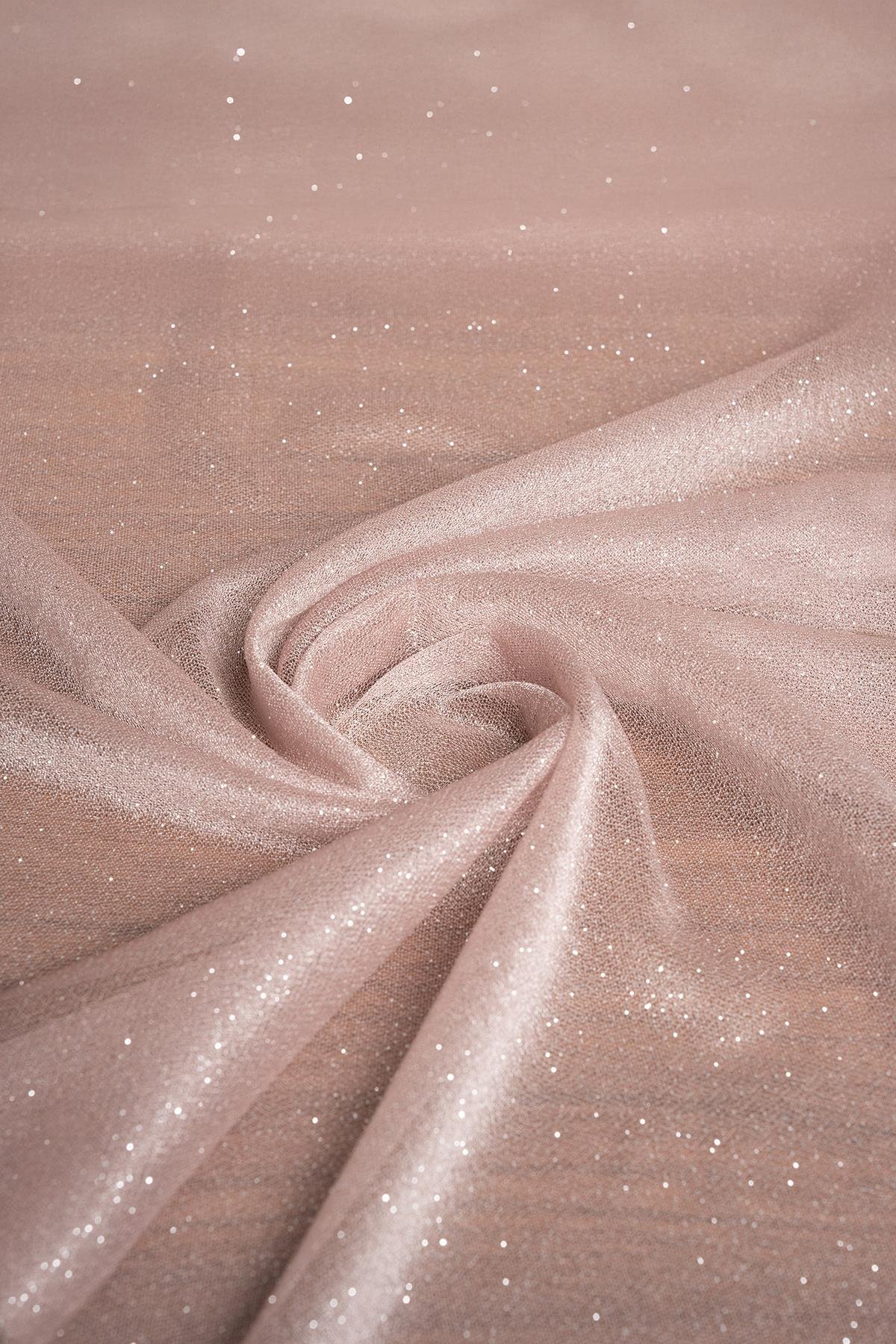 Violet Vizon Simli Tül - Kumaş Deposu