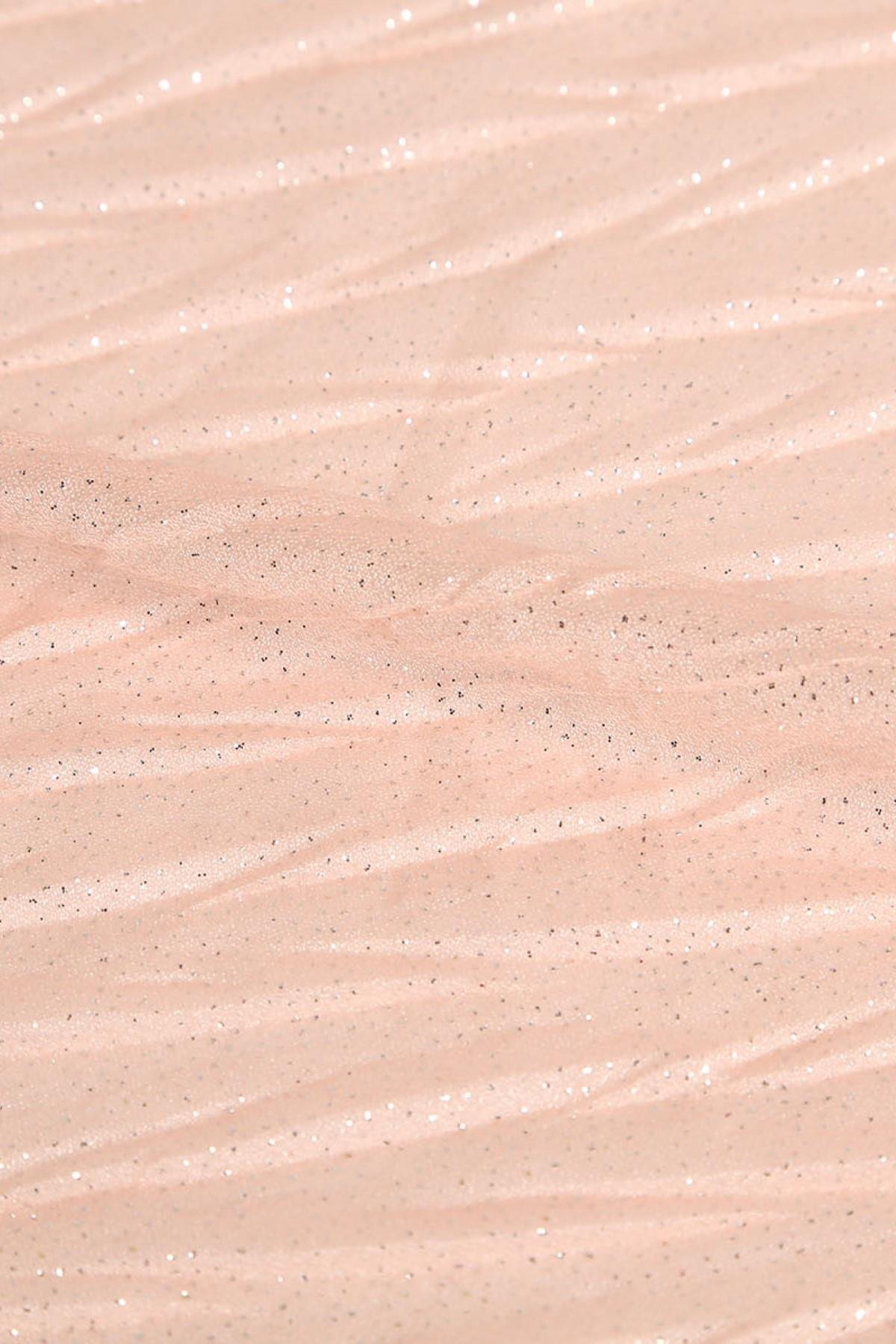 VIOLET ZİKZAK PLİSELİ C#1 PUDRA - Kumaş Deposu