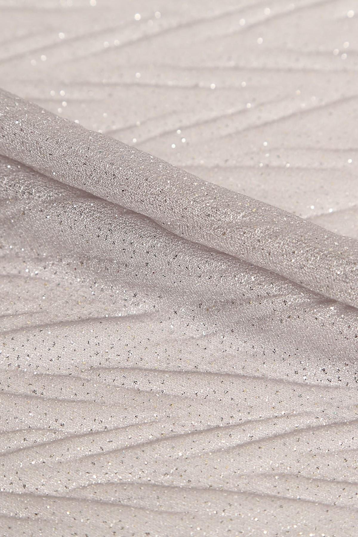 VIOLET ZİKZAK PLİSELİ C#22 GRİ - Kumaş Deposu