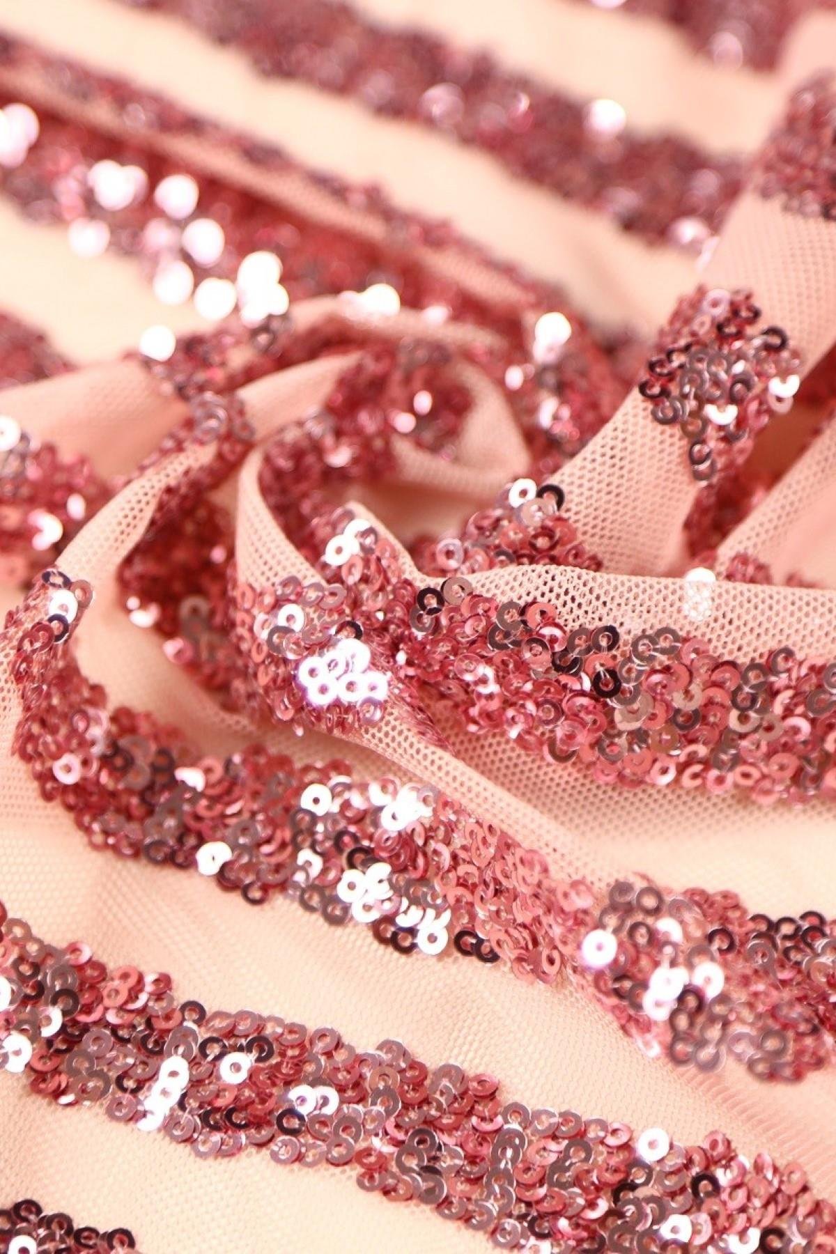 ZARA ÇİZGİLİ C#1 PUDRA - Kumaş Deposu