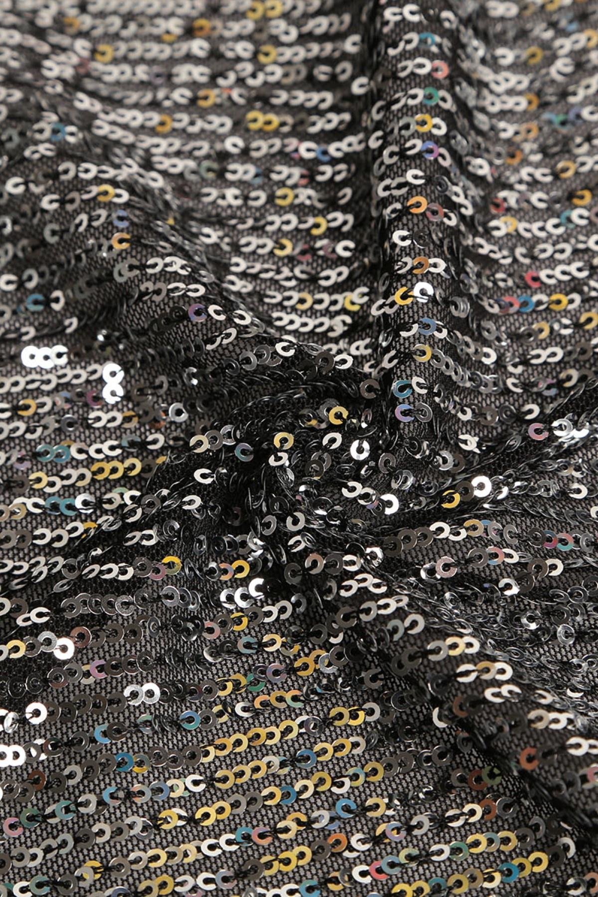 ZARA PAYET C#17 K. SİYAH/GÜMÜŞ - Kumaş Deposu