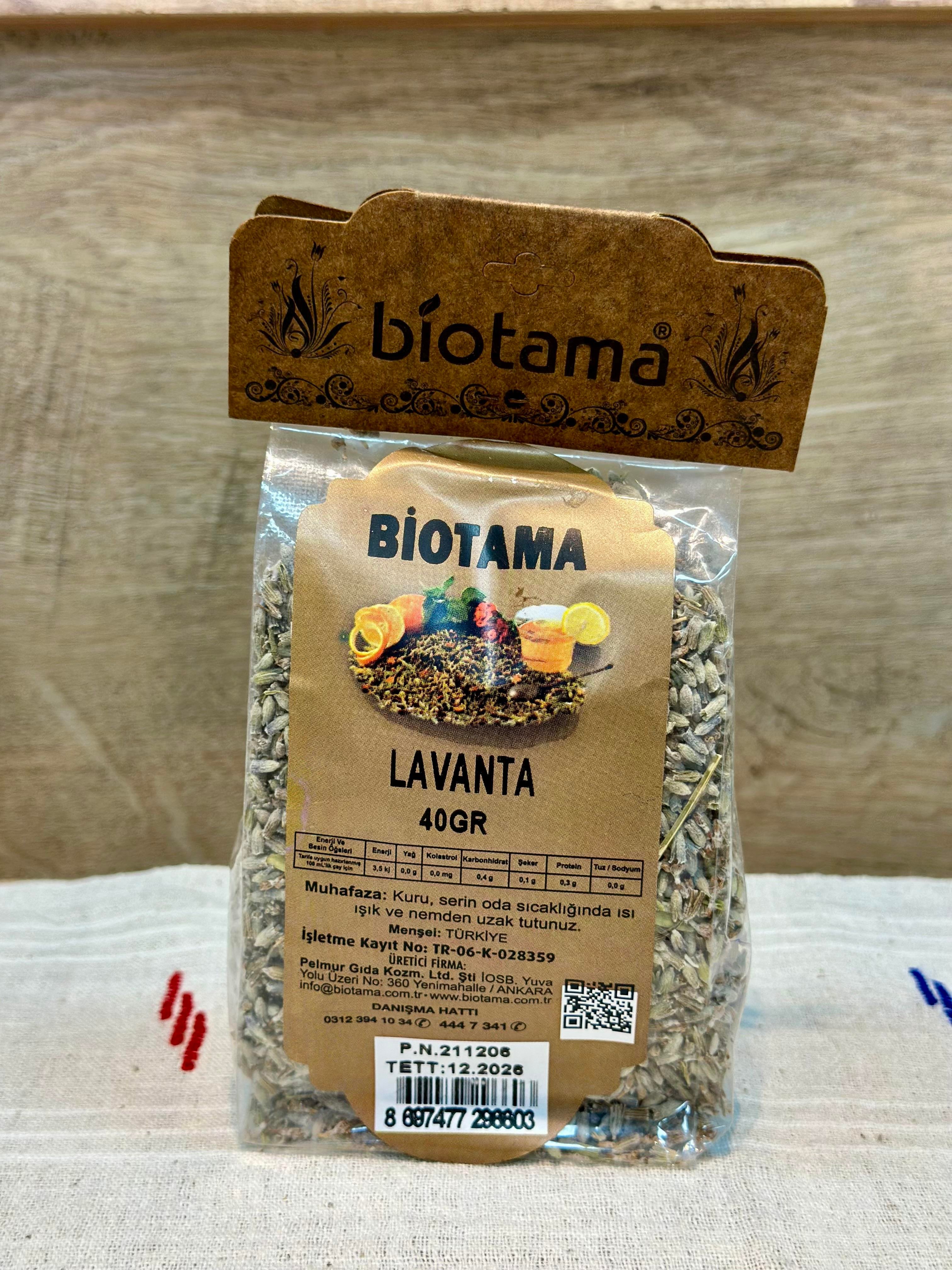 Kurutulmuş Lavanta Çiçeği 40 gr. 