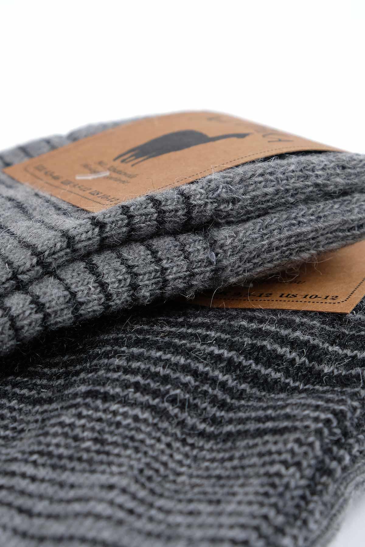 Aytuğ Men's Alpaca Hair Socket 2-pack Socks - 3098 G/A