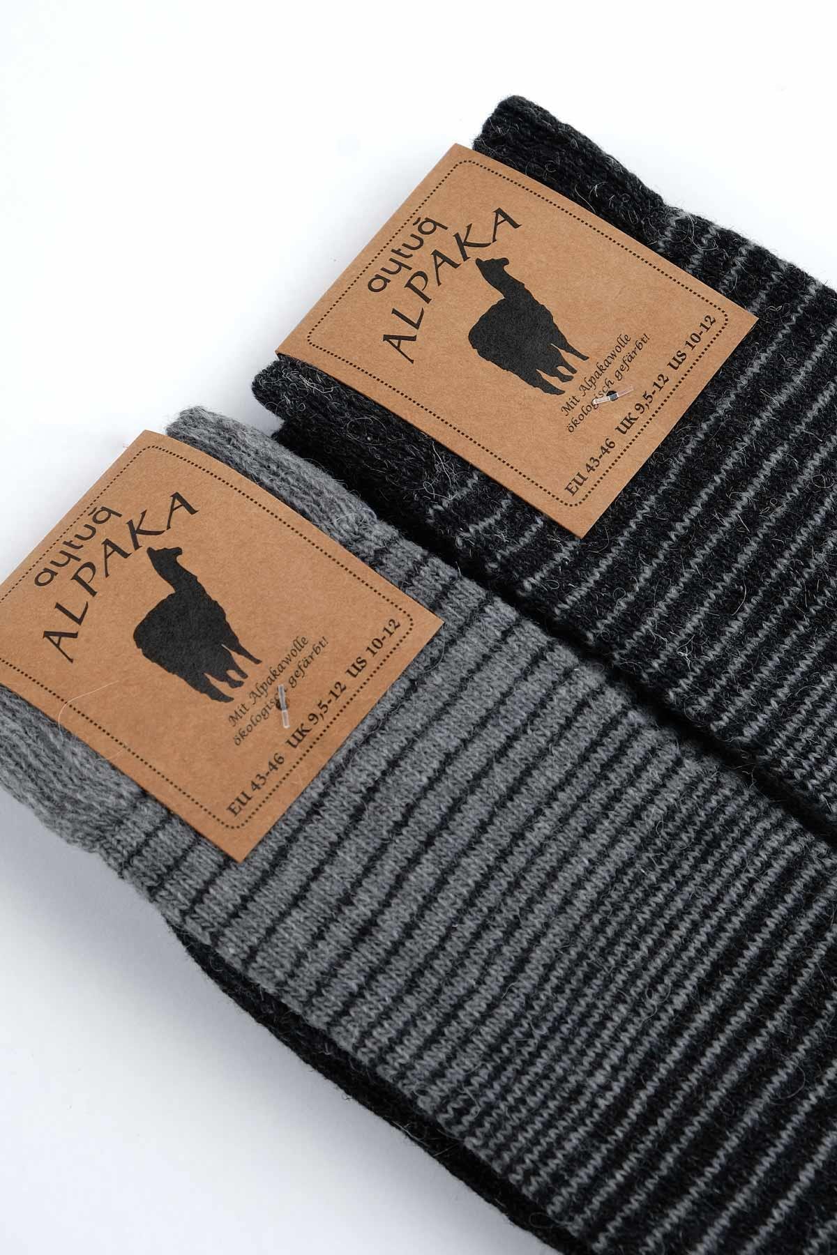 Aytuğ Men's Alpaca Hair Socket 2-pack Socks - 3098 G/A