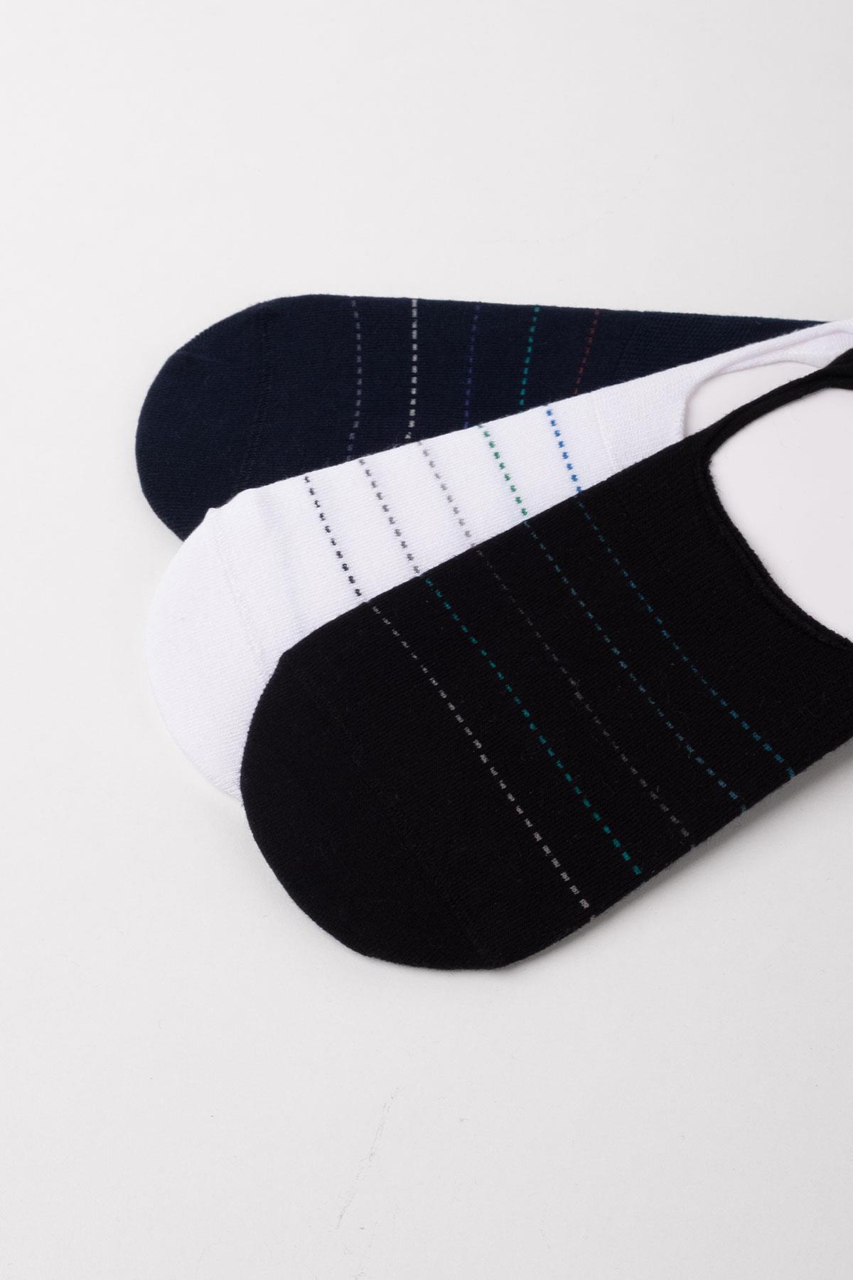 Aytuğ Men's Bamboo 3 Pairs Special Boxed Ballet Socks - 14322