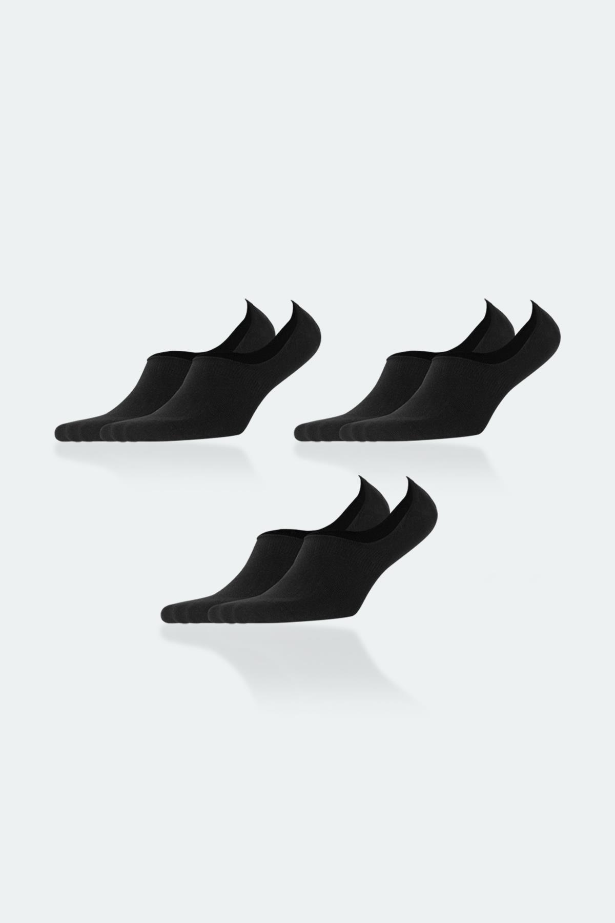 Aytuğ Men's Bamboo 3 Pairs Special Boxed Ballet Socks - 14300