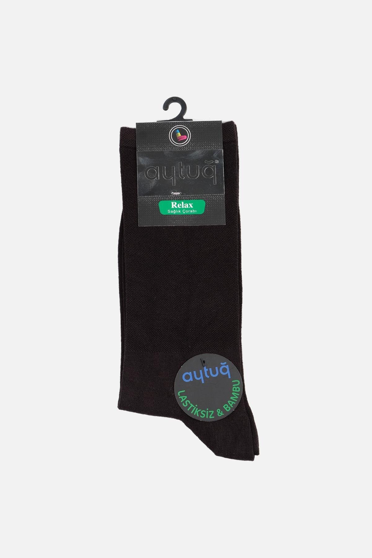 Aytug Men Bamboo Brown Socket Health Socks – A-51000-K
