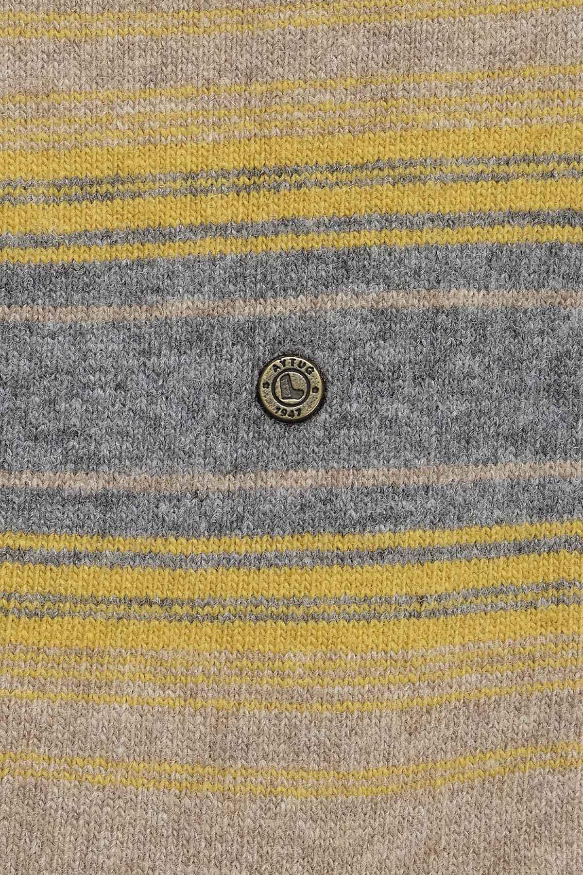 Aytuğ Erkek Koyun Yünü (Lambswool) Tekli Bej Soket Çorap - A-25095-B