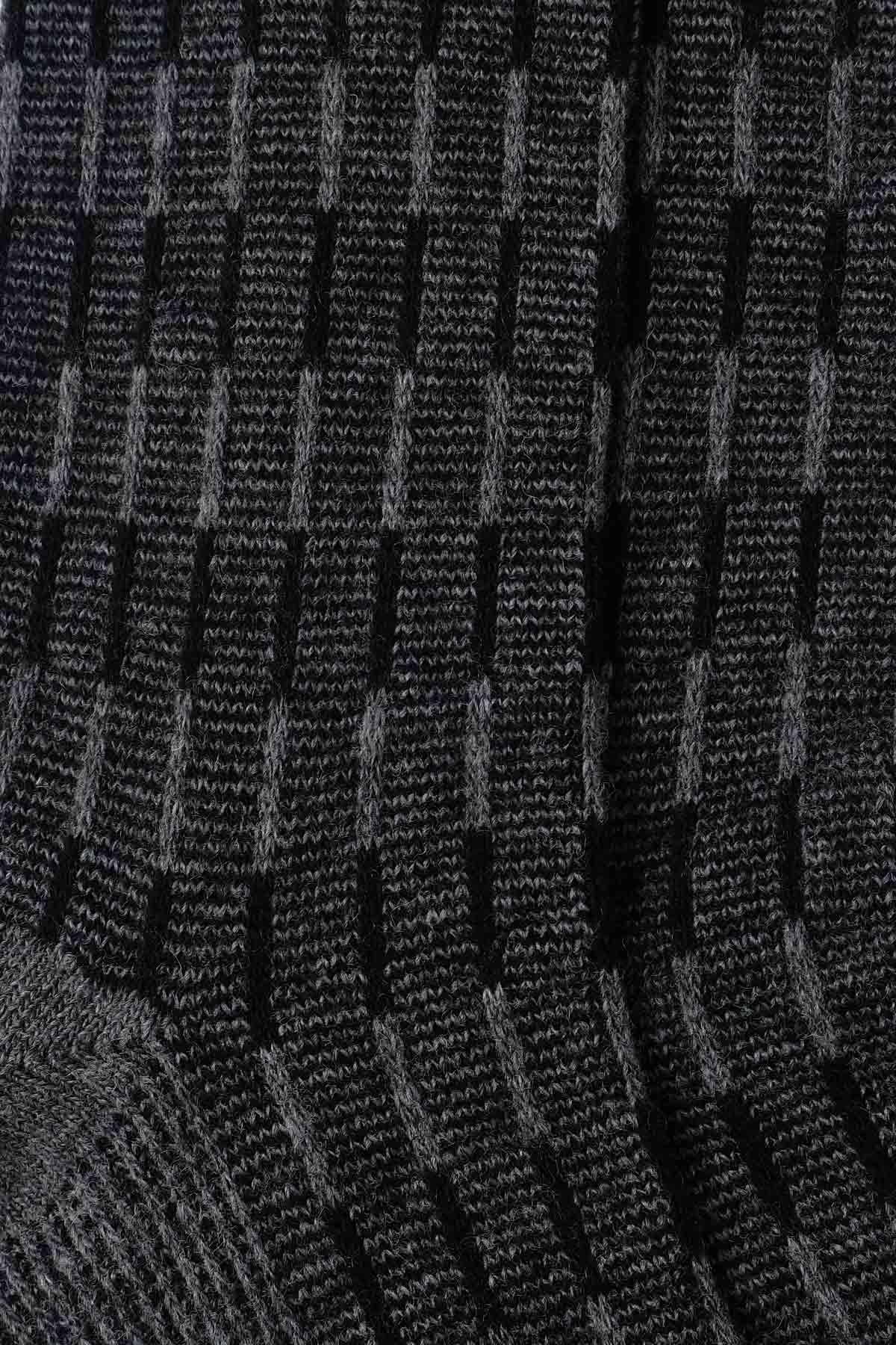 Aytuğ Erkek Kuzu Yünü (Lambswool) Tekli Füme Soket Çorap A 25096 F