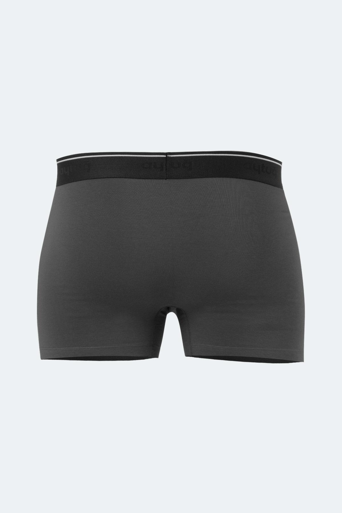 Aytuğ Erkek Modal 2'li Bordo Füme Renk Boxer