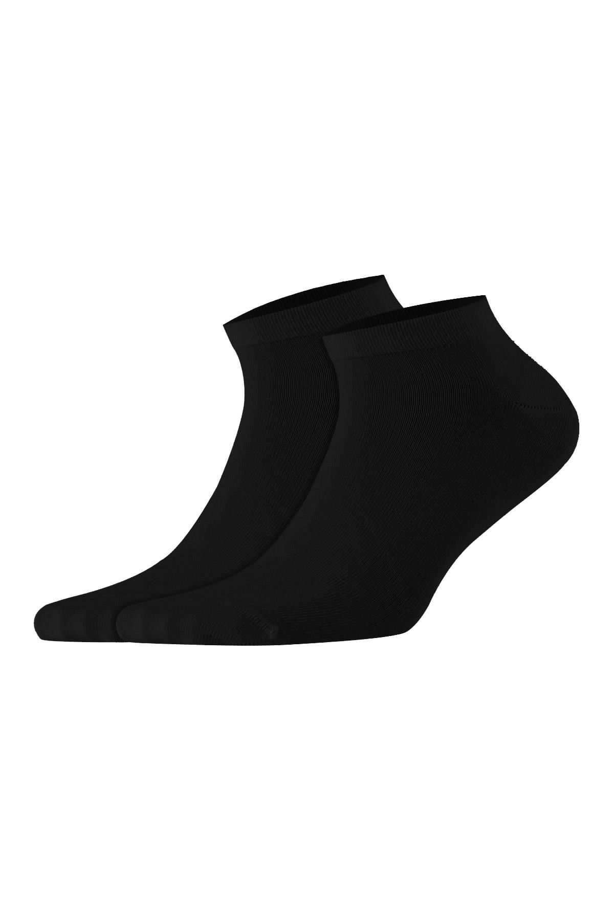 Aytuğ Men Modal by Tencel™ 5 Pairs Special Boxed Black Booties Socks - 13200-2