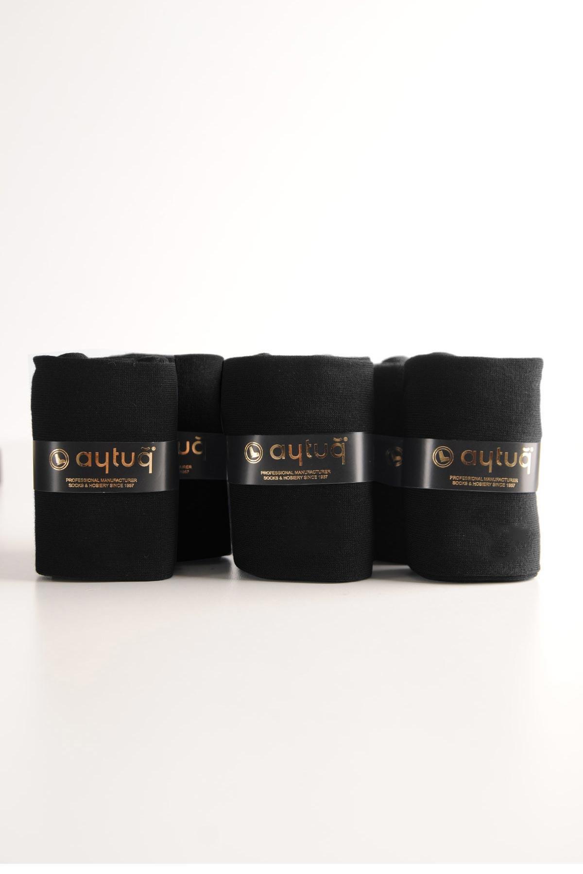 Aytuğ Men Modal by Tencel™ 5 Pairs Special Boxed Black Booties Socks - 13200-2