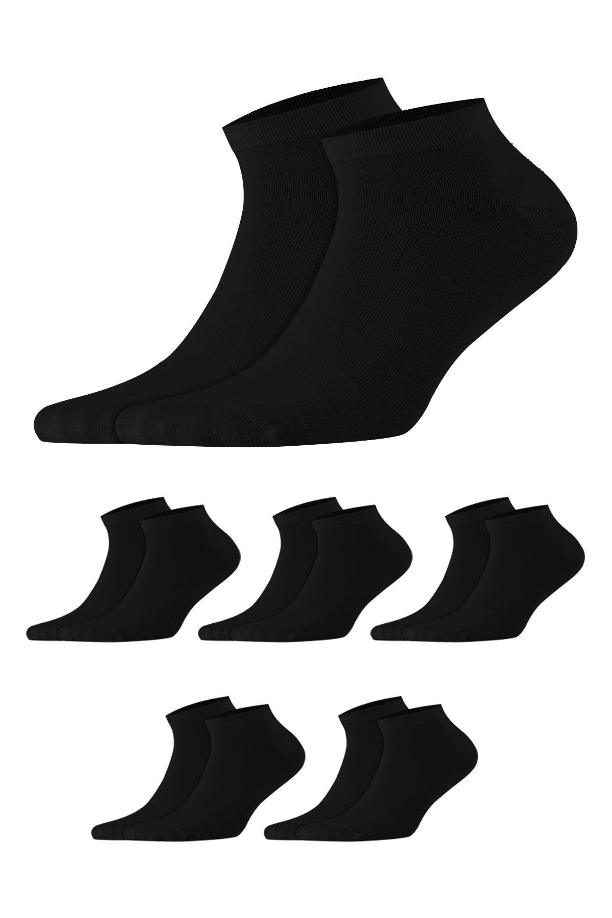 Aytuğ Men Modal by Tencel™ 5 Pairs Special Boxed Black Booties Socks - 13200-2