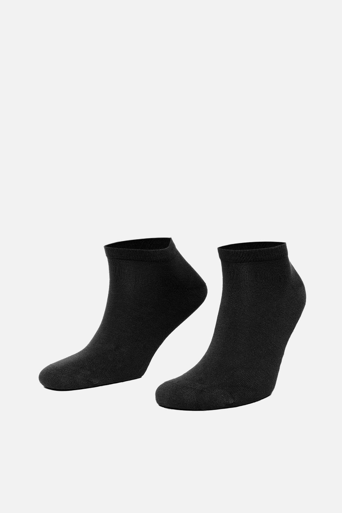 Aytuğ Erkek Modal Tekli Sneaker(Patik) Çorap Siyah