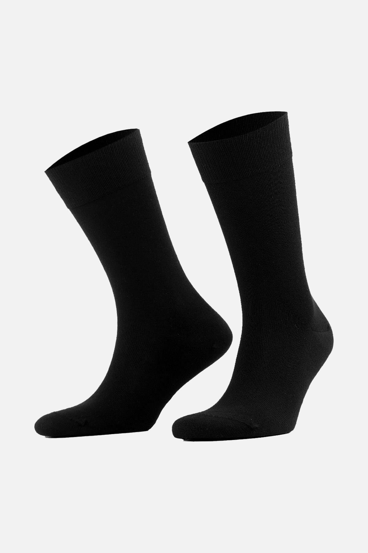 Aytuğ Erkek Pamuklu 3 Çift Özel Kutulu Siyah Soket Çorap   11000 S