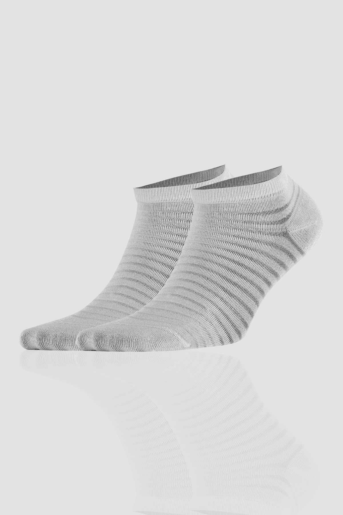 Aytuğ Women's Bamboo 5 Pairs Special Boxed Booties Socks - 34252