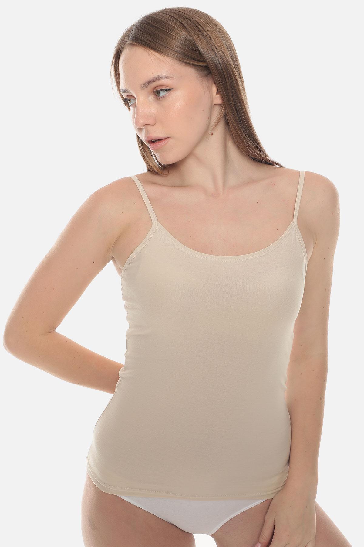 Aytuğ Women's Modal and Cotton Thin Suspended Athlete-Skin
