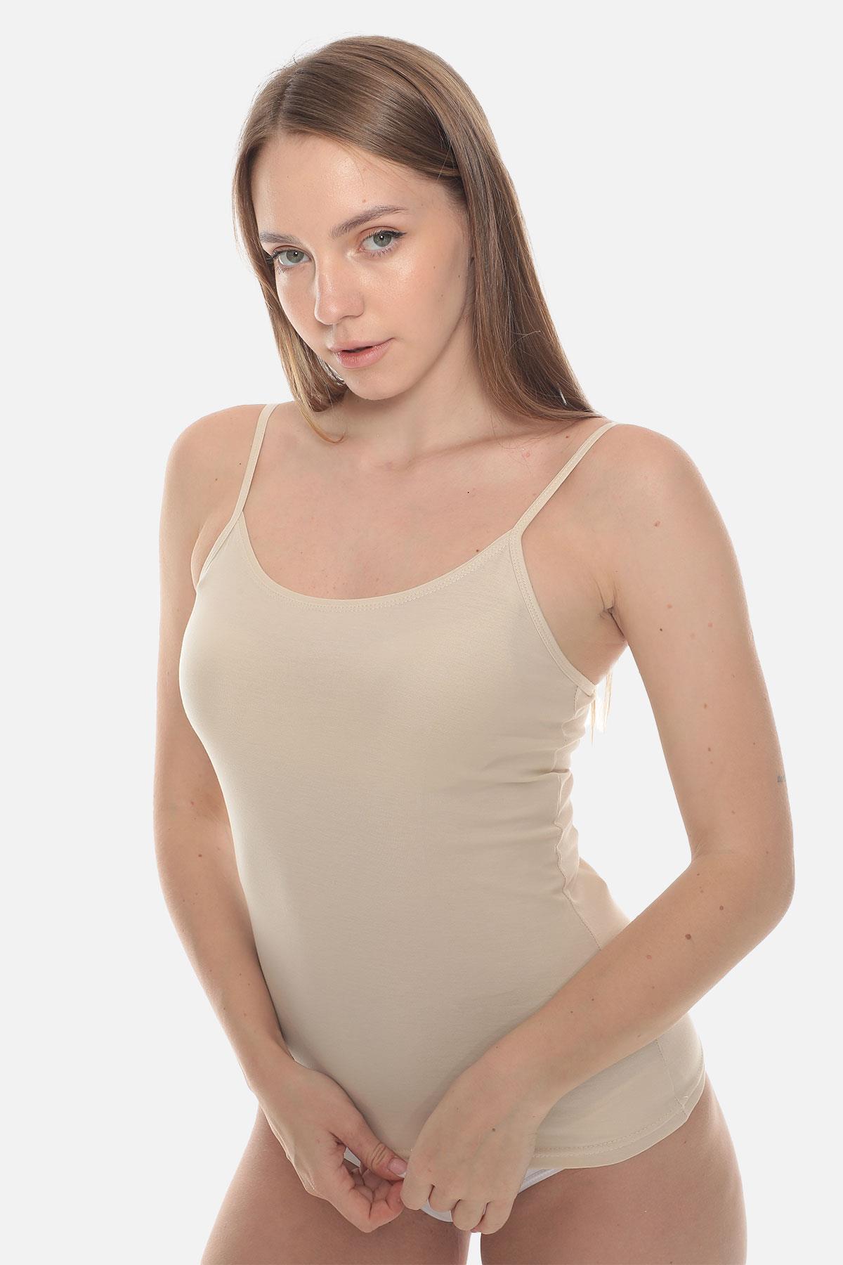Aytuğ Women's Modal and Cotton Thin Suspended Athlete-Skin