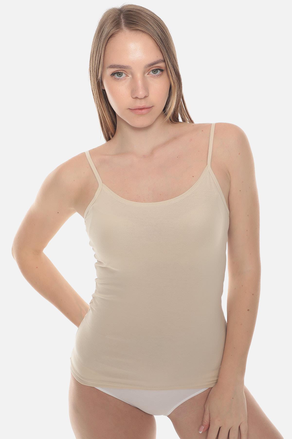 Aytuğ Women's Modal and Cotton Thin Suspended Athlete-Skin
