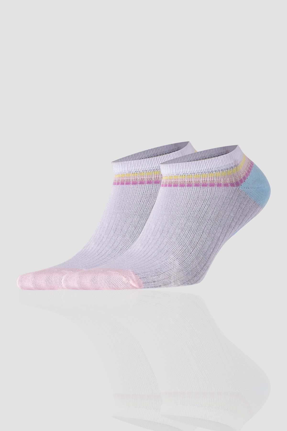 Aytuğ Women 5 Pairs of Cotton Booties Socks With Special Box - 31253