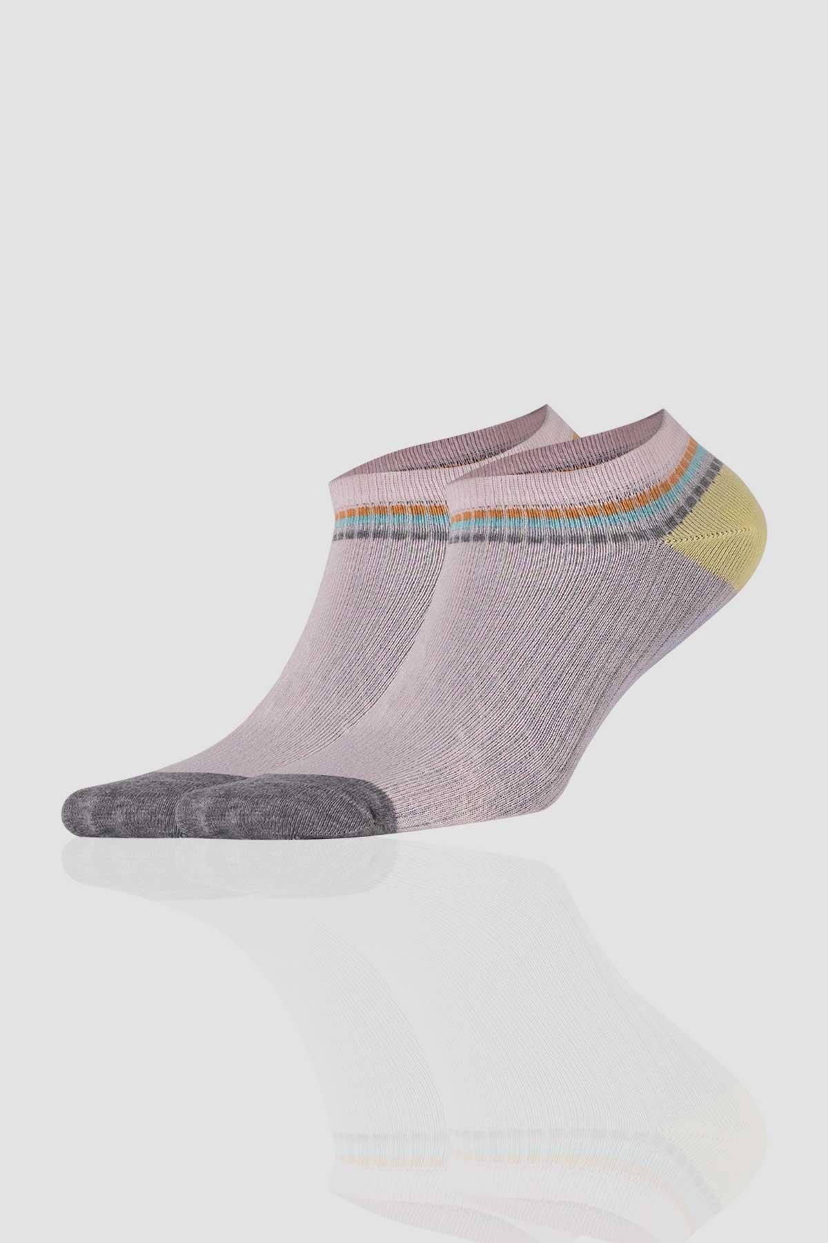 Aytuğ Women 5 Pairs of Cotton Booties Socks With Special Box - 31253