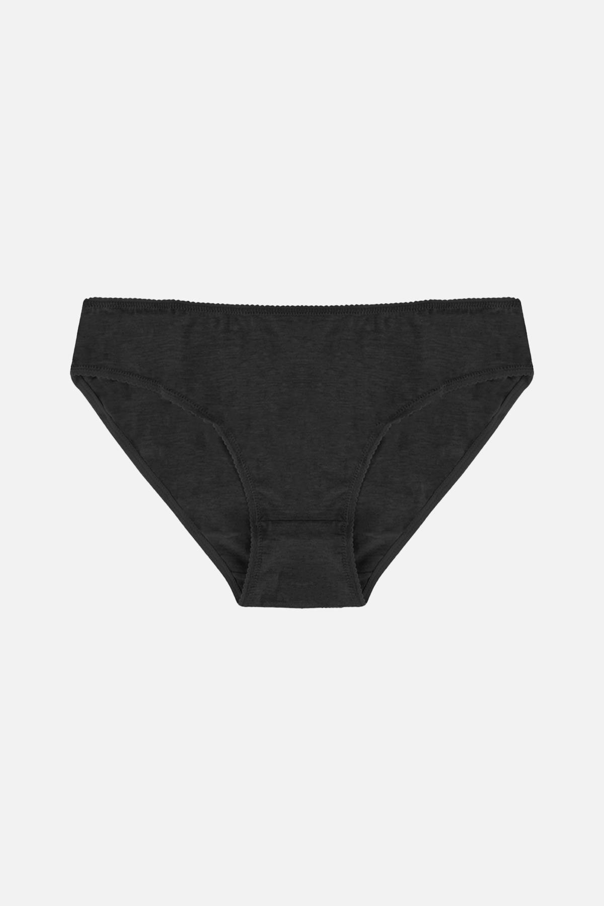 Aytuğ Kadın Pamuklu Orta Kalın 3 Renk Slip Külot 3'lü Paket-NWK4