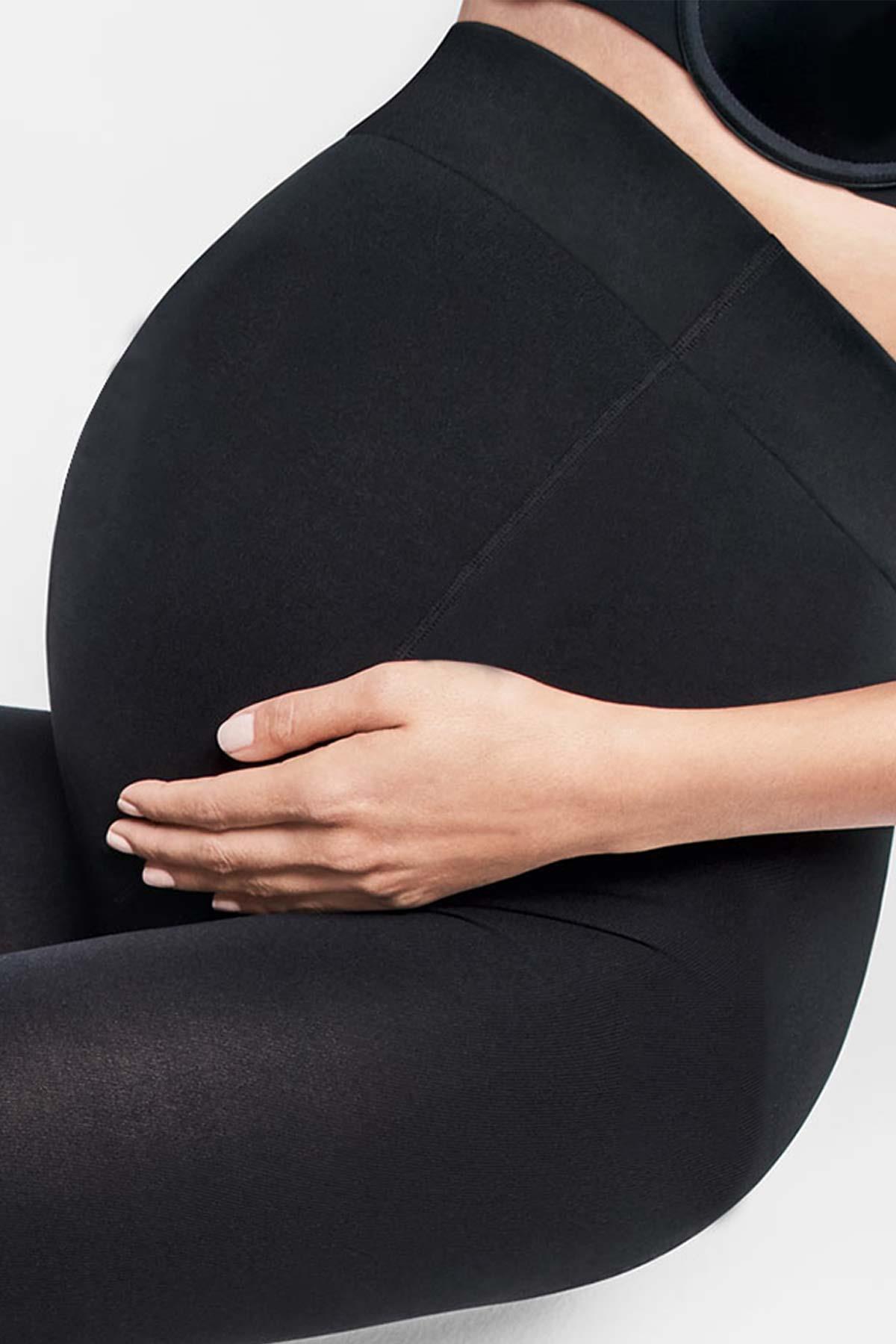Aytuğ Women's Black Color Maternity Tights