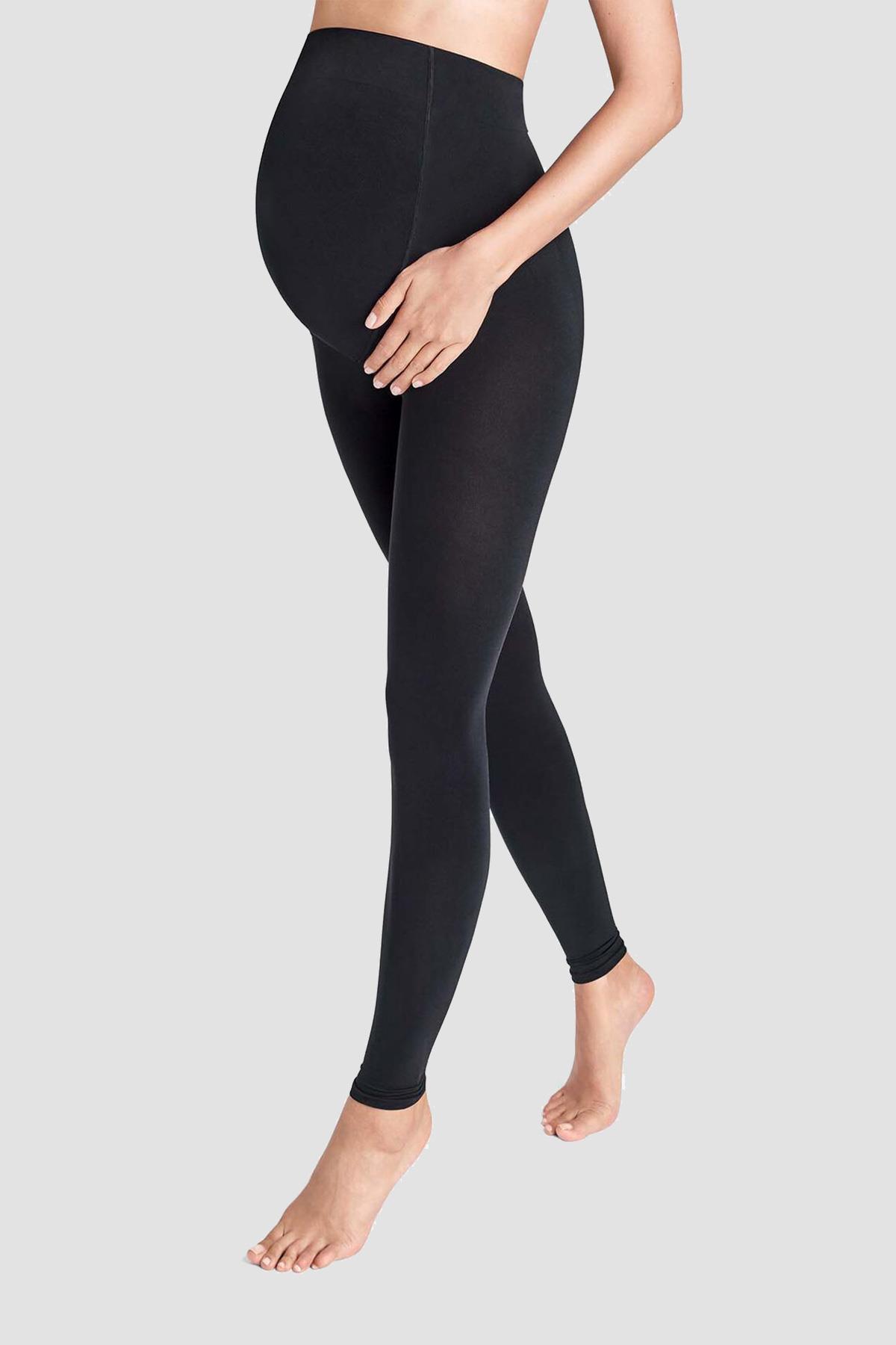 Aytuğ Women's Black Color Maternity Tights