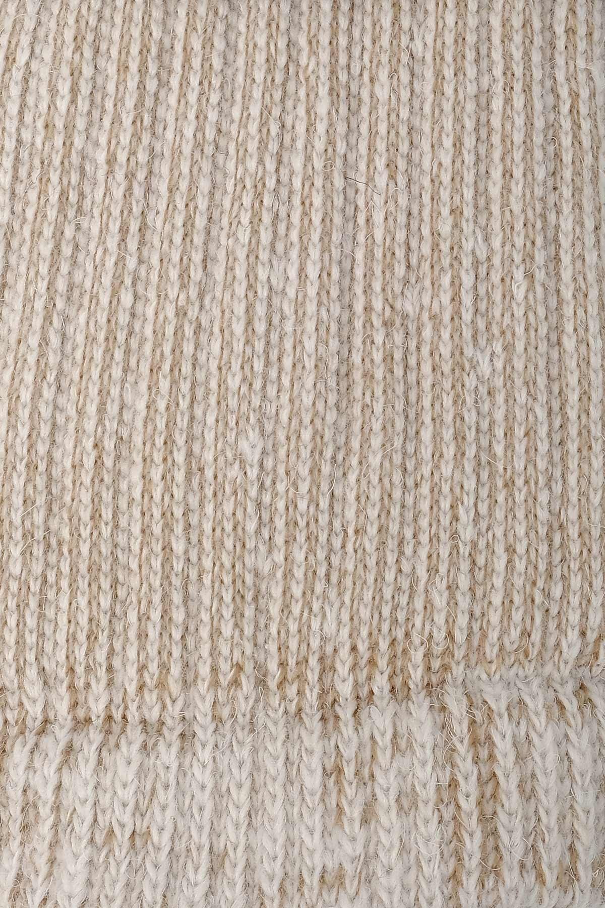 Aytug Unisex Alpaca Wool for Winter Ecru/Beige Socket Sock – A-6006-E/B