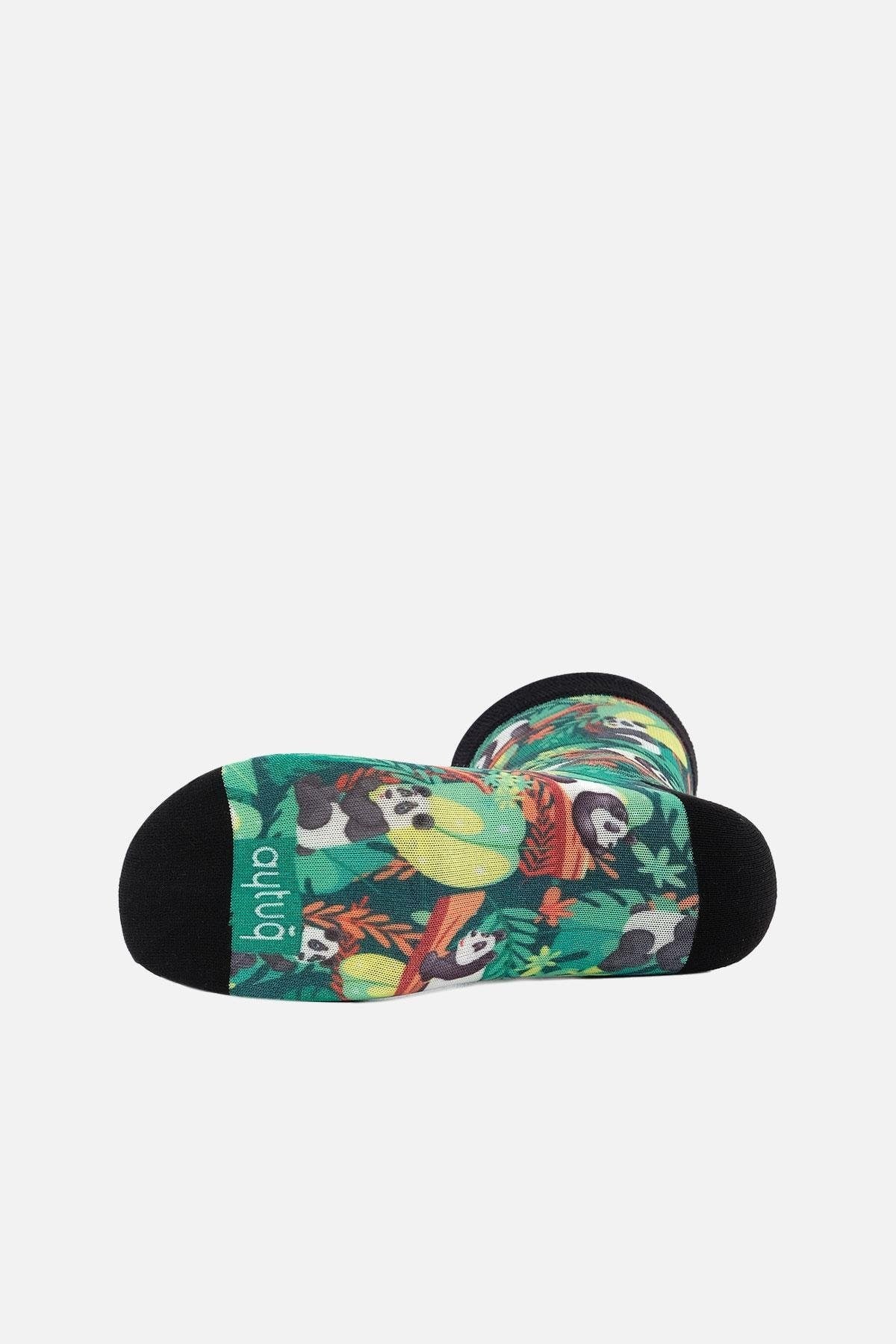 Aytuğ Unisex Pamuklu Panda Desenli Eğlenceli Soket Çorabı Panda Desenli