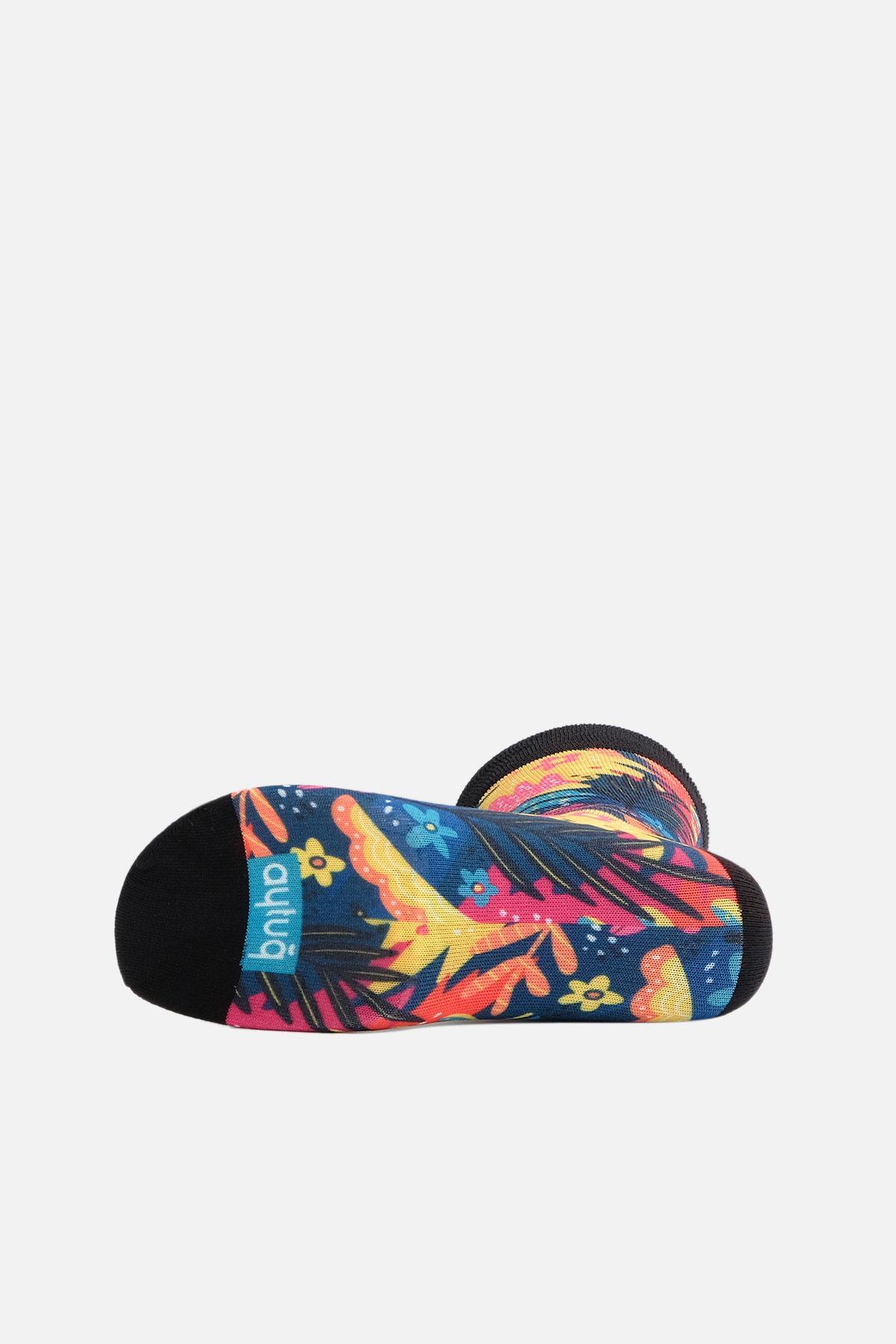 Aytuğ Unisex Pamuklu Zebra Desenli Eğlenceli Soket Çorap - A-DFS-ZB