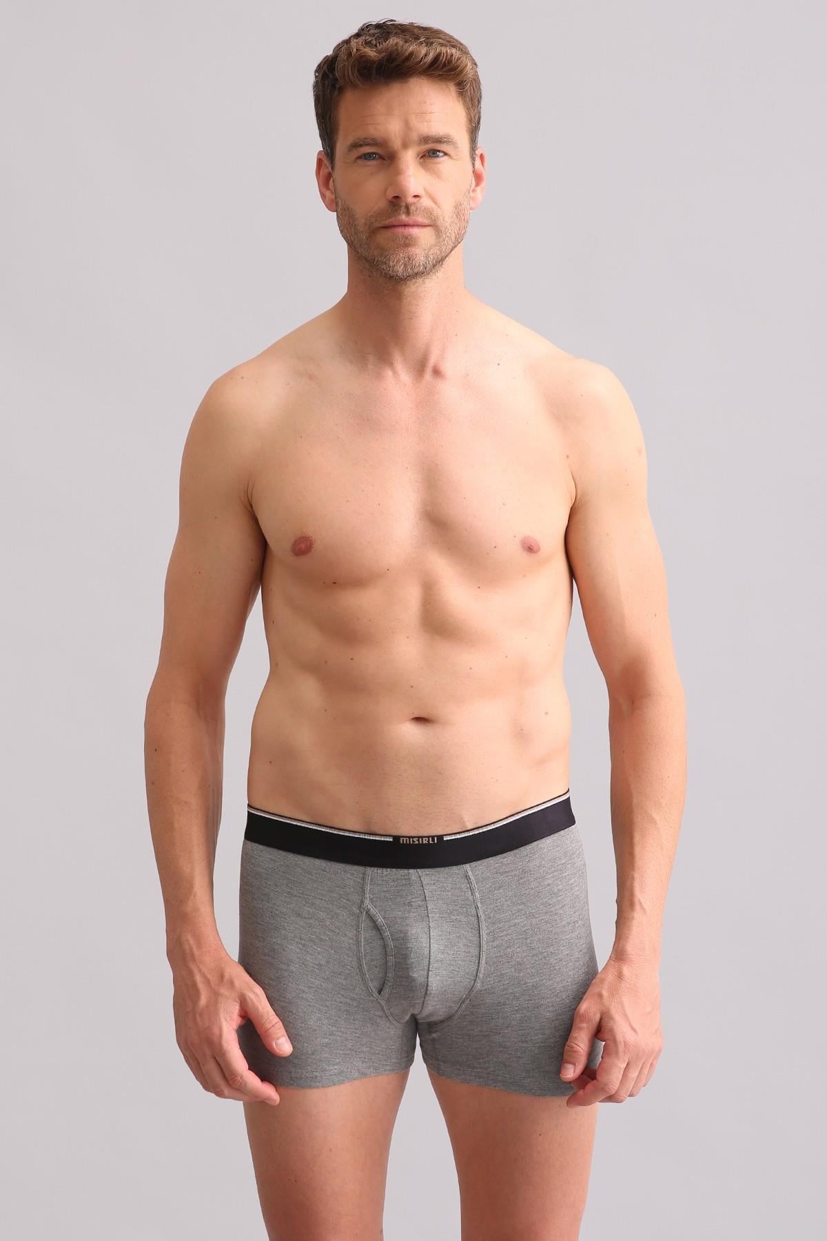 Mısırlı BAMBU SPARTACUS PERFORMANCE Boxer Gri Melanj