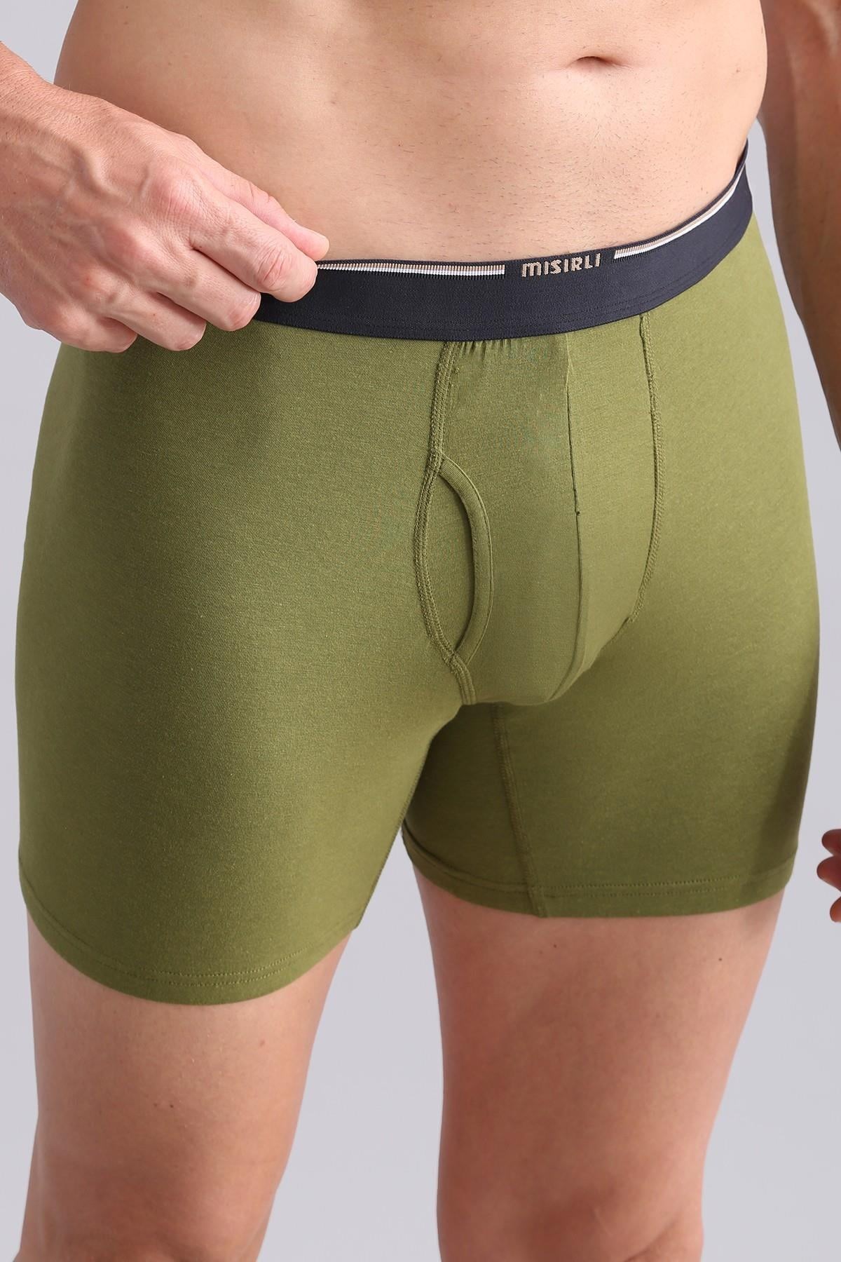 Mısırlı BAMBU SPARTACUS PERFORMANCE Long Boxer Haki