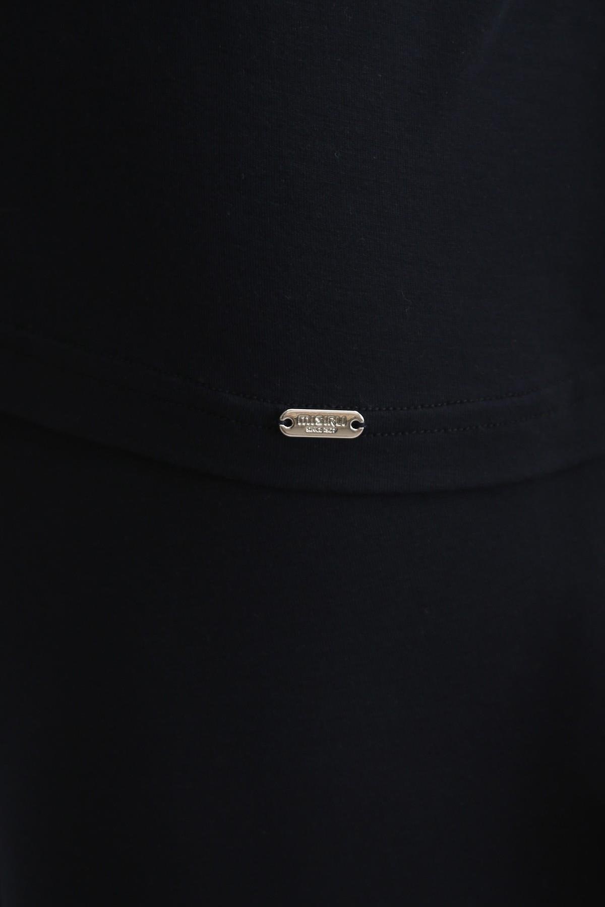Mısırlı BAMBU ZEUS LUXURY Regular Fit V Yaka Sporcu Atlet / T-Shirt Lacivert