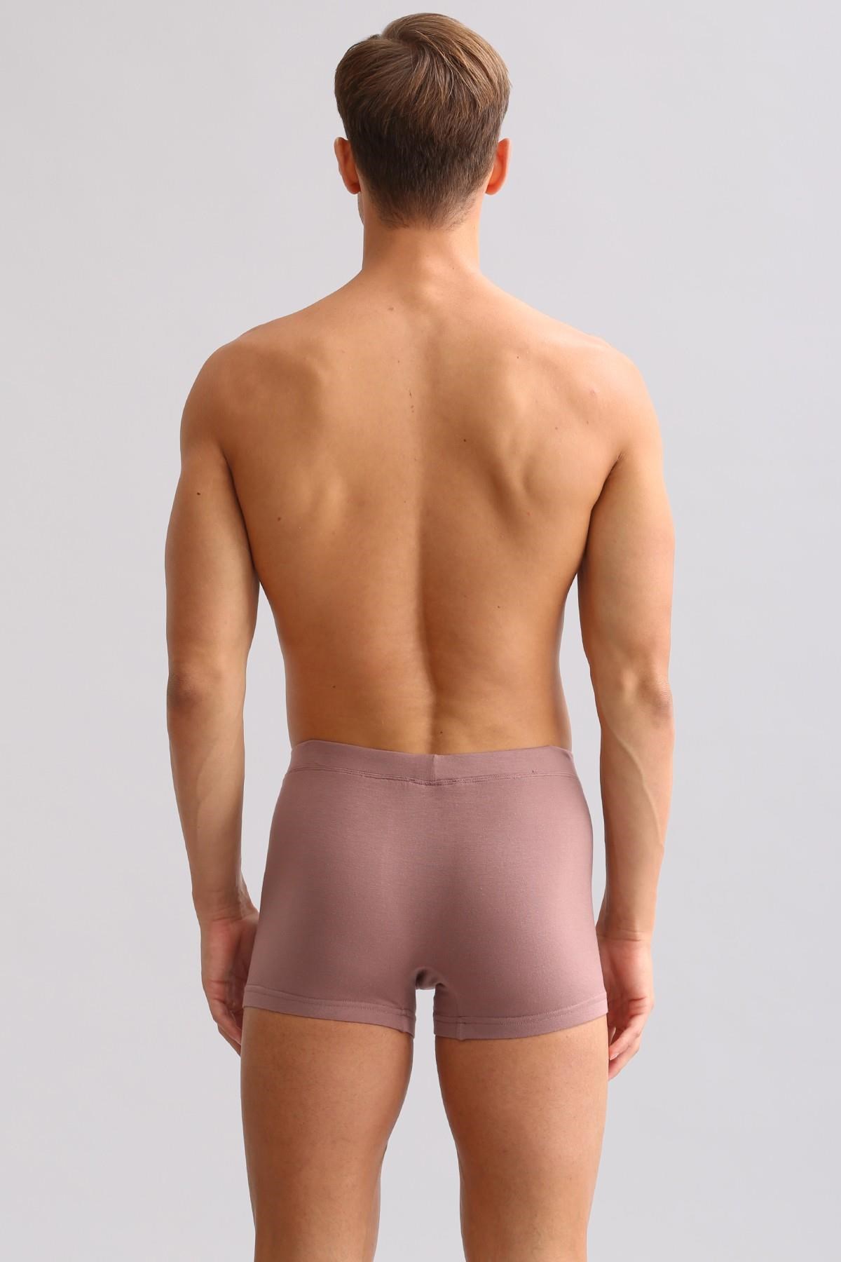 Mısırlı BAMBU ZEUS LUXURY Regular Fit Metal Armalı Boxer Lavender