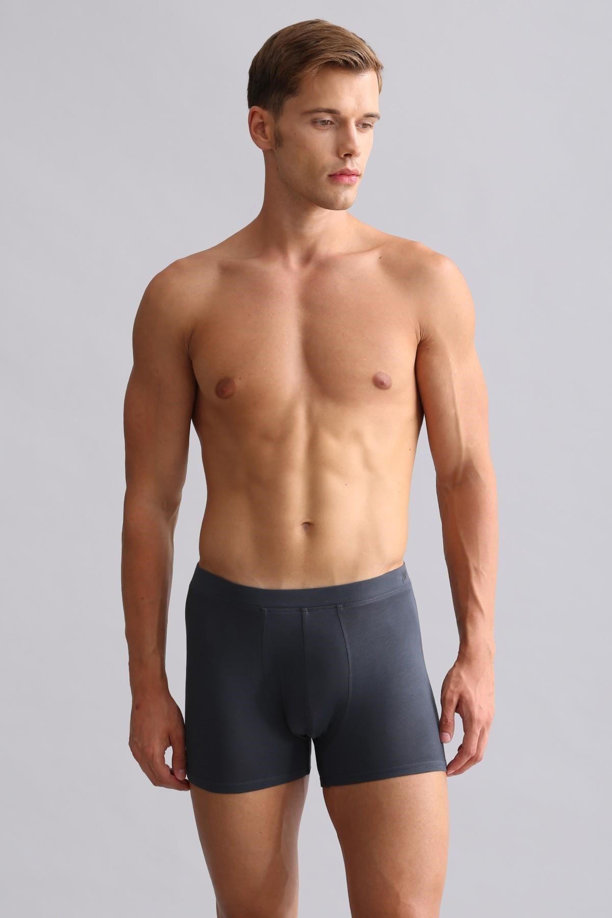 Mısırlı BAMBU ZEUS Regular Fit Boxer Antrasit