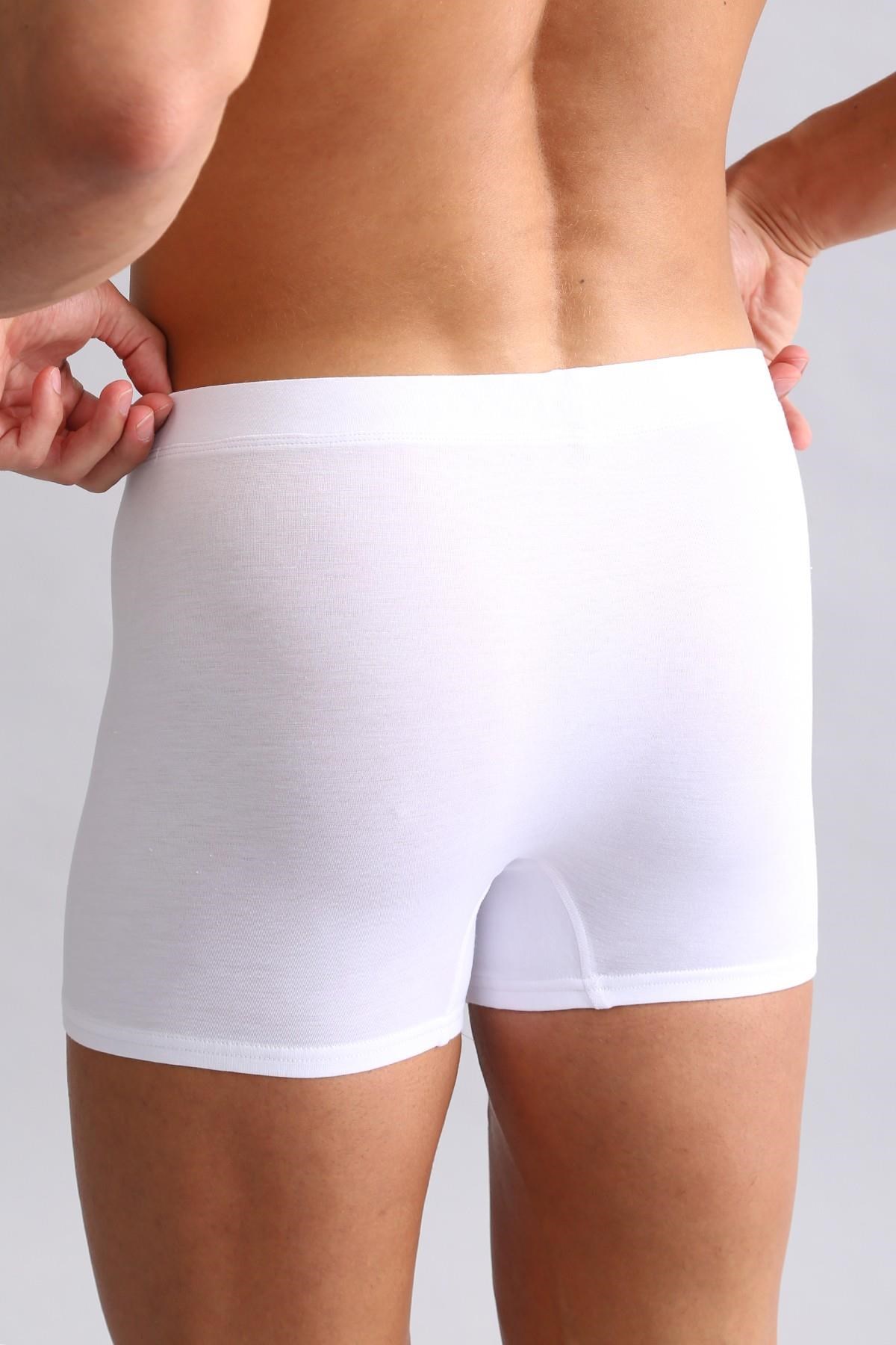 Mısırlı BAMBU ZEUS Regular Fit Boxer Beyaz