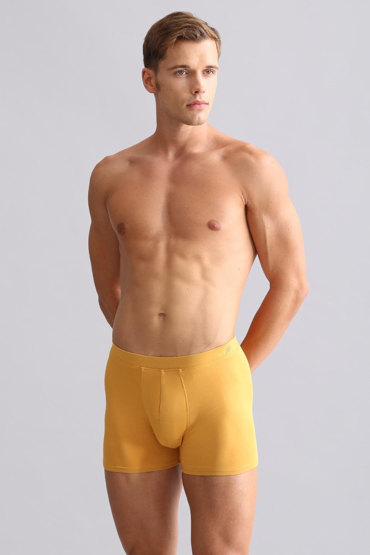 Mısırlı BAMBU ZEUS Regular Fit Boxer Hardal