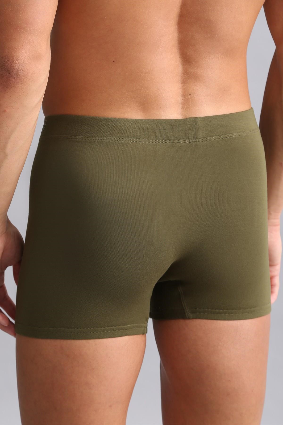 Mısırlı BAMBU ZEUS Regular Fit Boxer Koyu Haki