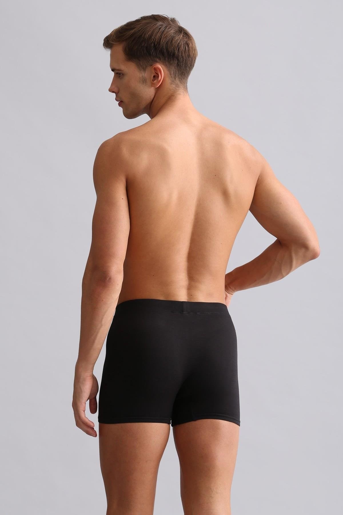 Mısırlı BAMBU ZEUS Regular Fit Boxer Siyah