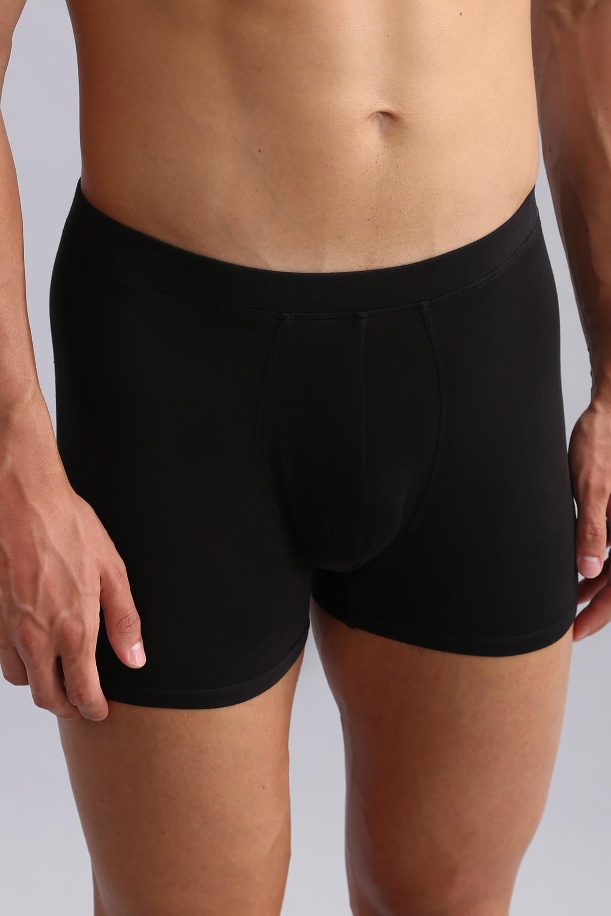 Mısırlı BAMBU ZEUS Regular Fit Boxer Siyah