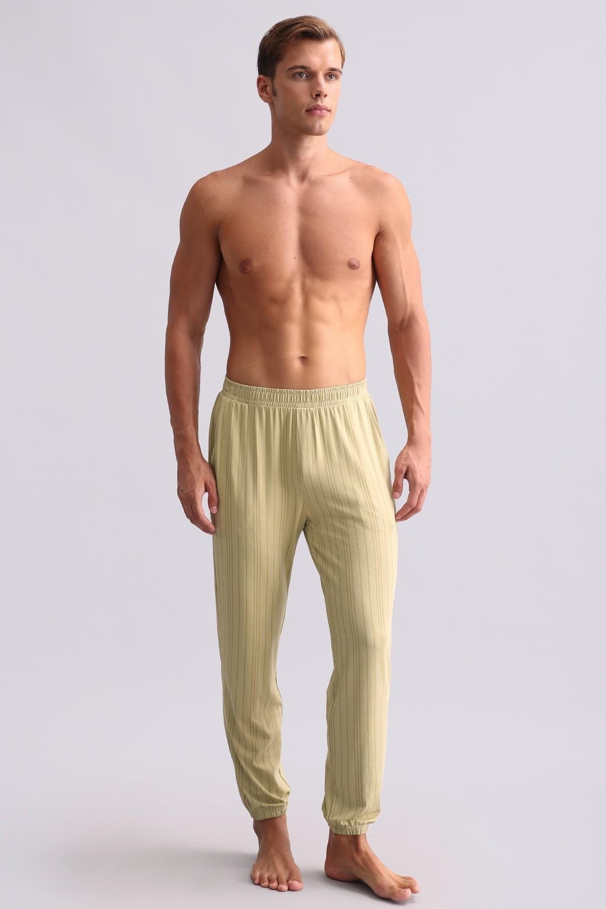 Mısırlı Erkek Bambu Jogger Pantolon Adaçayı Yeşili