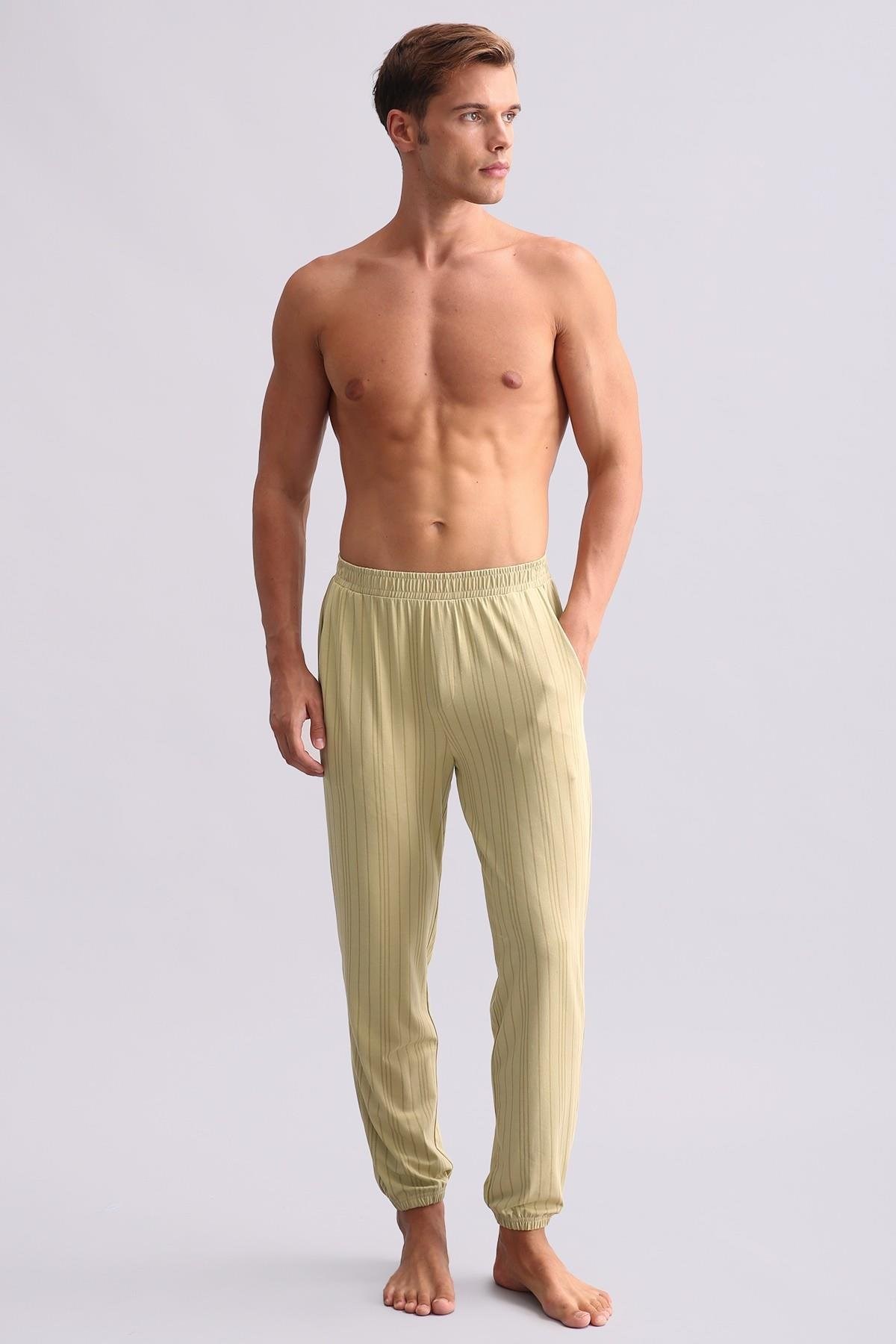 Mısırlı Erkek Bambu Jogger Pantolon Adaçayı Yeşili